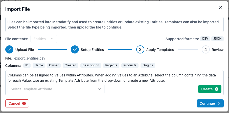 Import CSV - Step 3
